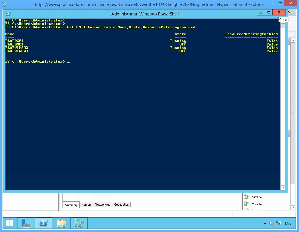 Figure 1.29 Screenshot of the device PLABHYPERV